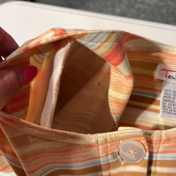 Talbots Short Sleeve Long Dress with Buttons, Size M - Picture 9 of 10